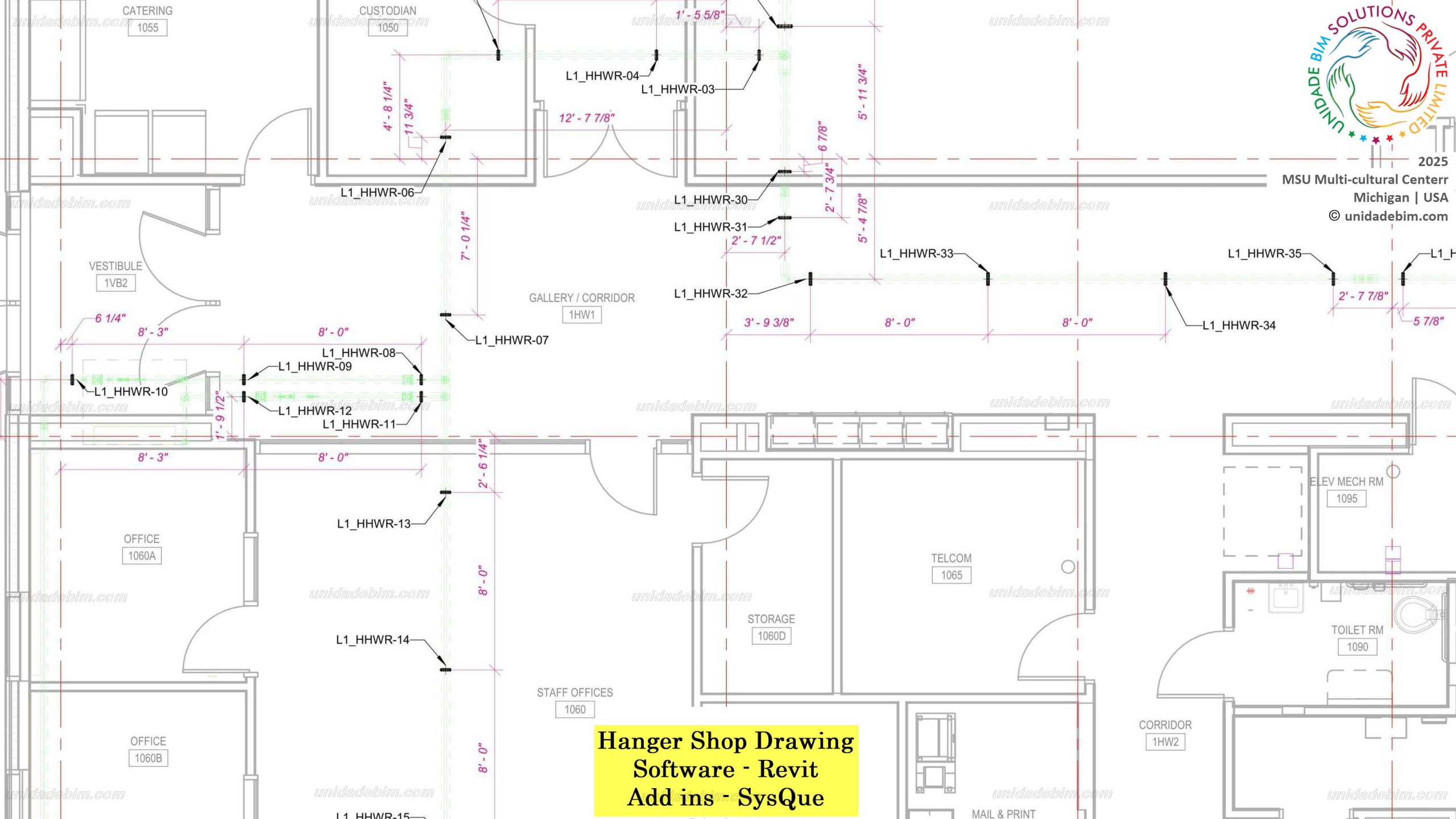 25026 mcc hanger shop drawing